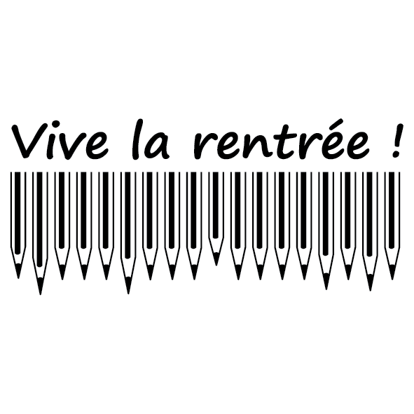 Sticker vive la rentrée